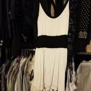 Guess black and white tank top